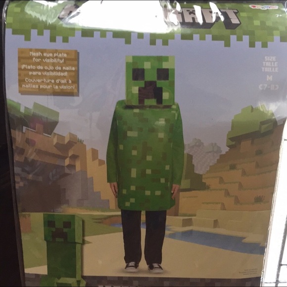 minecraft creeper costume